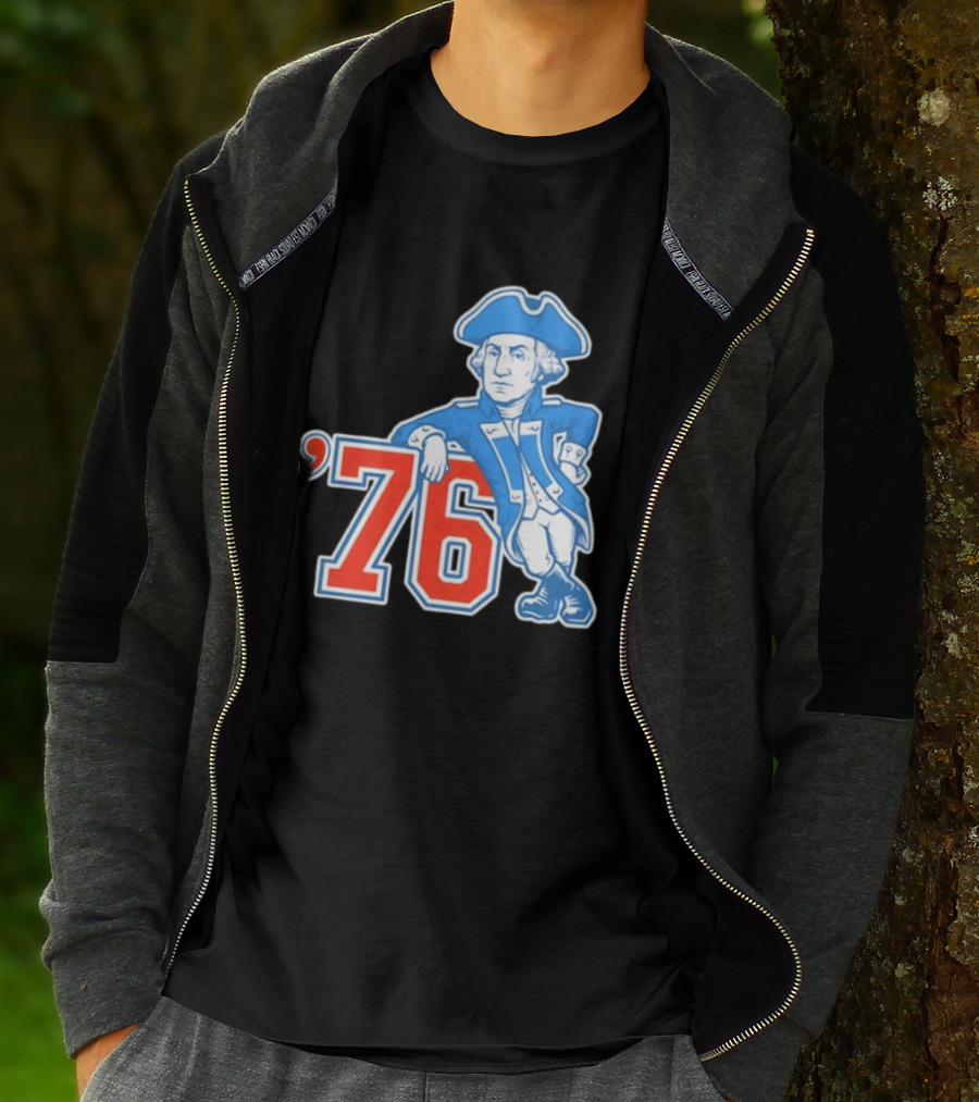 George Washington Bicentennial 1776 1976 Retro Style Patriot T-Shirt