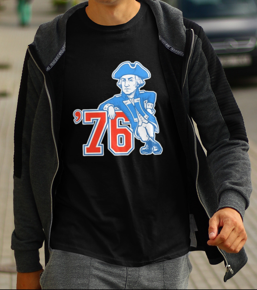 George Washington Bicentennial 1776 1976 Retro Style Patriot T-Shirt