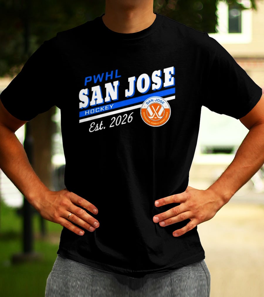 PWHL San Jose Hockey Est 2026 Women's Team T-Shirt