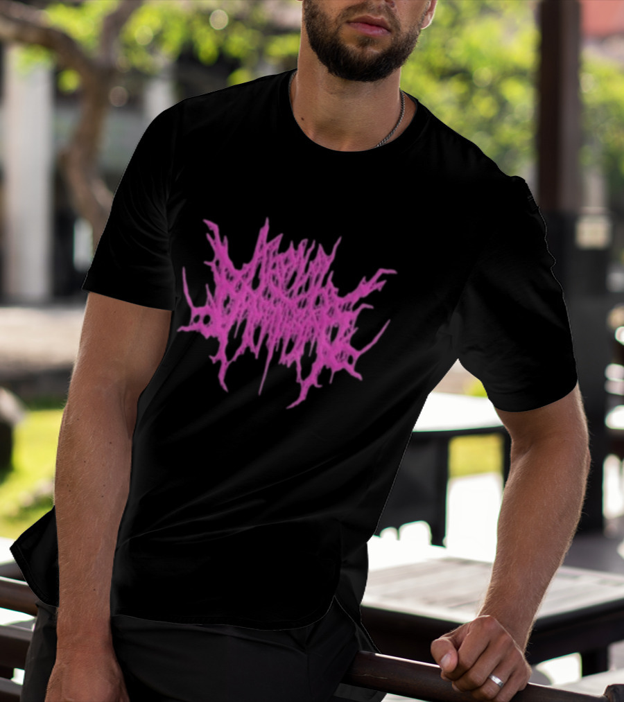 Reality Fade Agonal Breathing Pink Distorted T-Shirt
