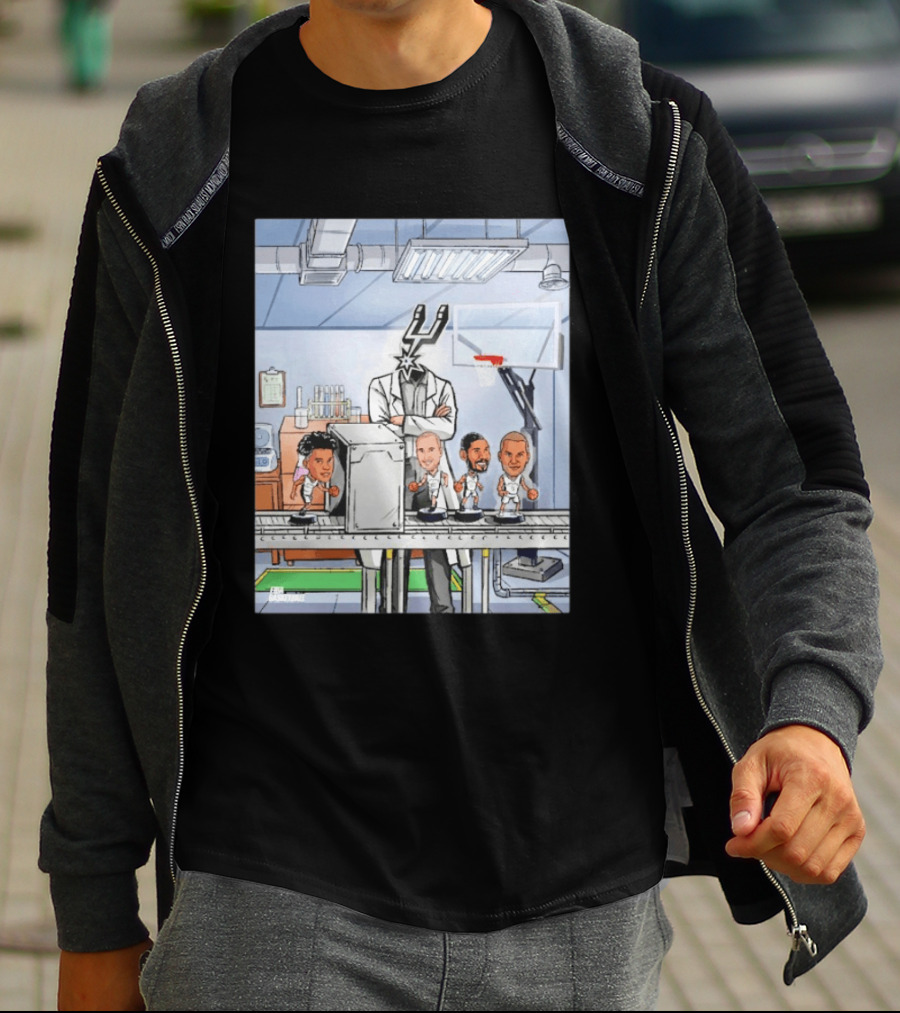 San Antonio Spurs Factory Laboratory Producing Star Players T-Shirt