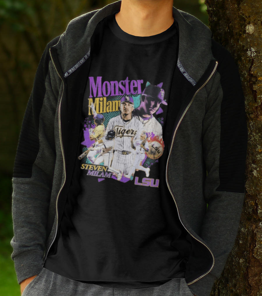 Monster Milam LSU Tigers Steven Milam Baseball T-Shirt