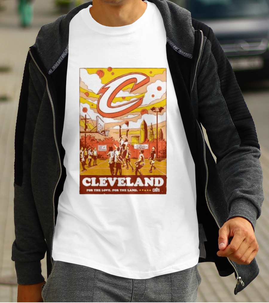 Cleveland Cavaliers Cavs Let Em Know For The Love For The Land T-Shirt