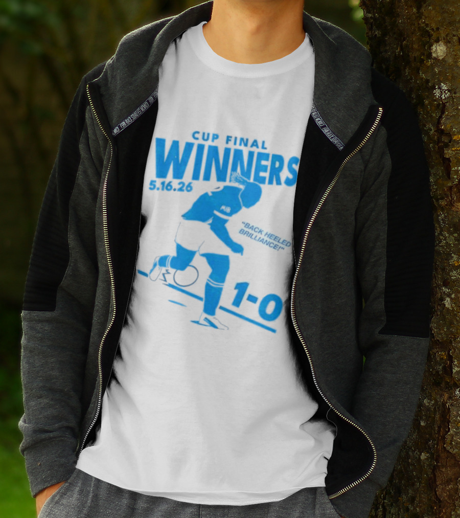 Cup Final Winners 2026 Back Heeled Brilliance 1 0 T-Shirt