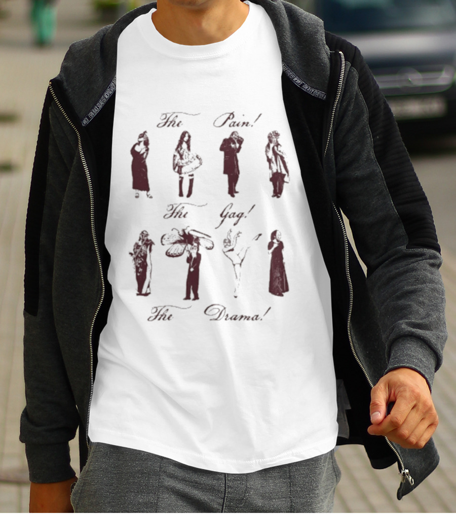 Emei Characters Of The Opera Pain Joy Drama T-Shirt