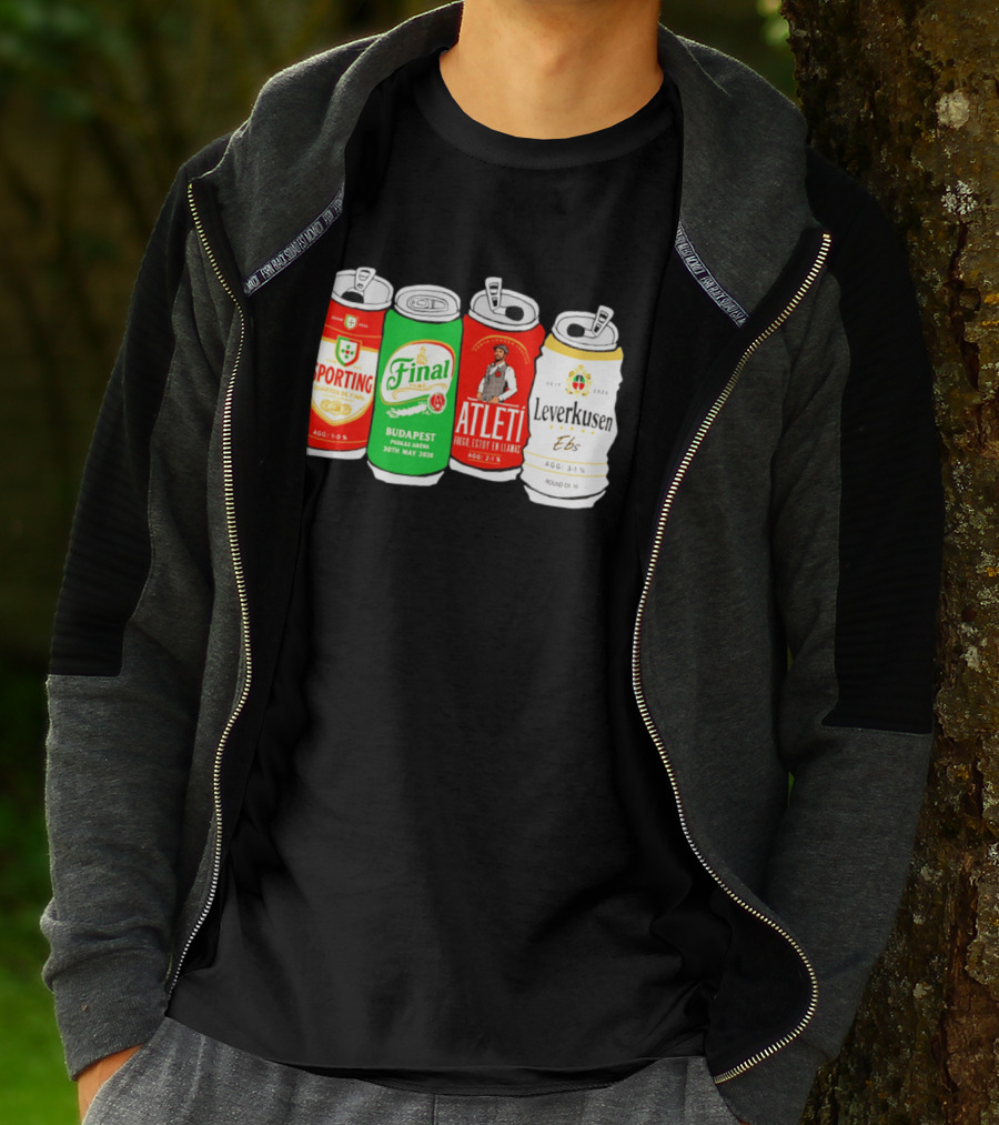 AFC Sporting Atleti Leverkusen Road To Budapest Final 2026 Puskás Aréna T-Shirt