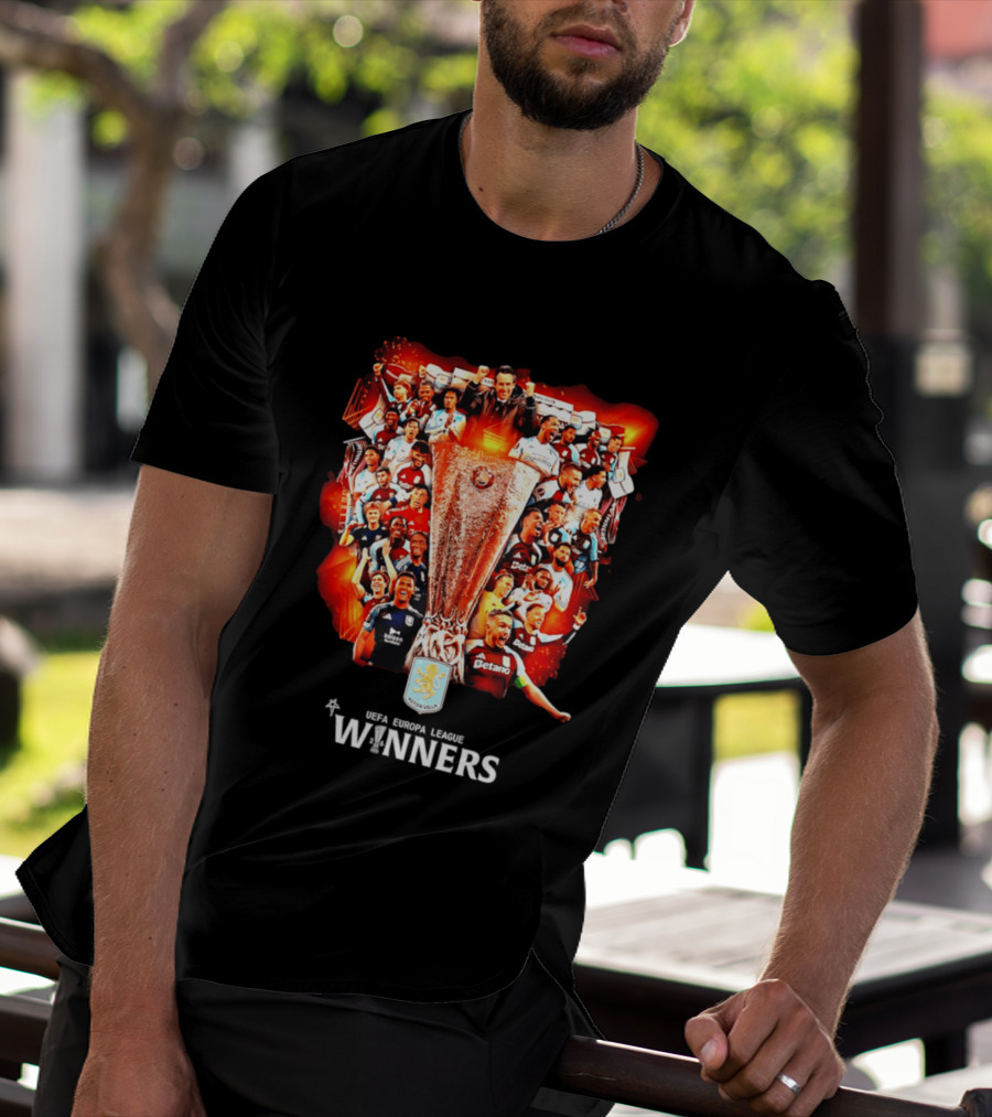 Aston Villa UEFA Europa League 2026 Istanbul Final Champions T-Shirt