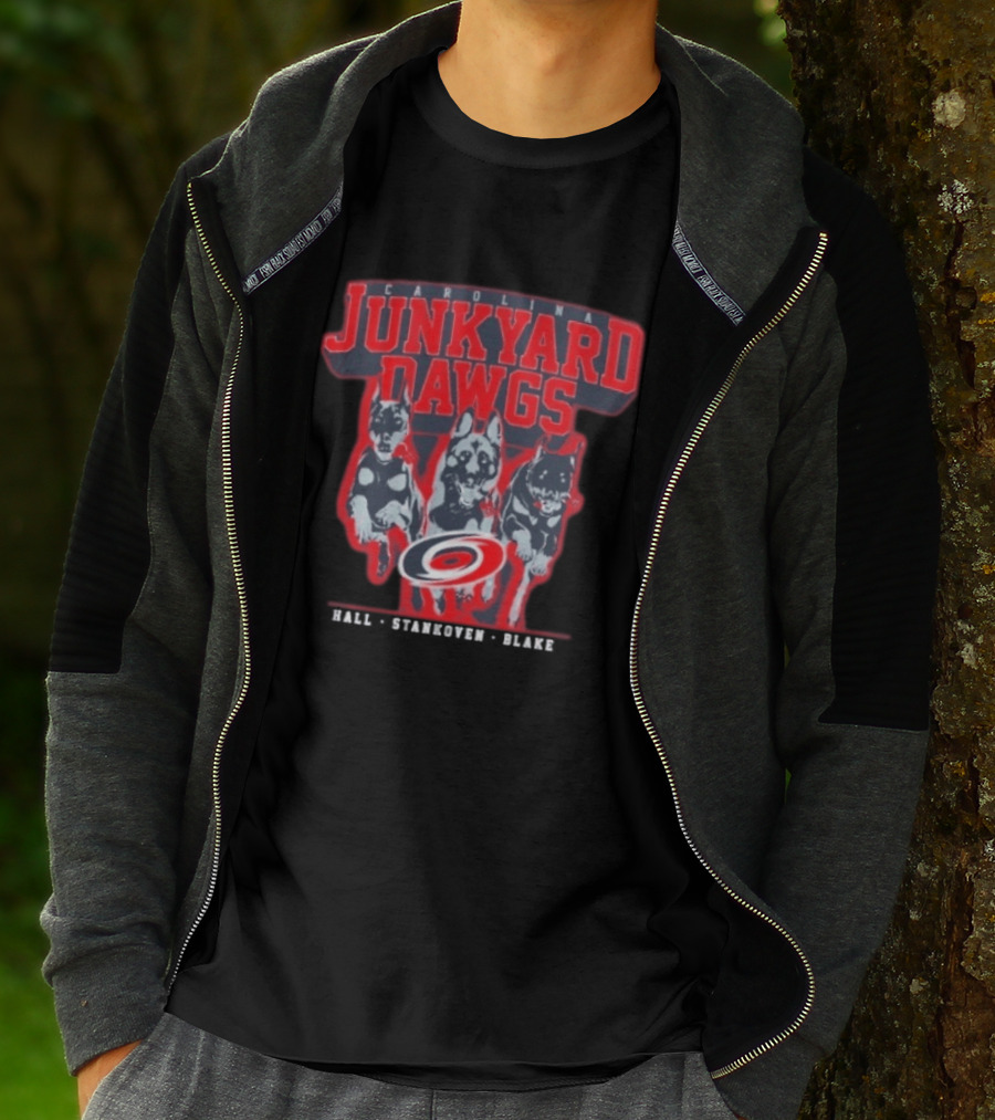 Carolina Junkyard Dawgs Hall Stankoven Blake Hurricanes T-Shirt