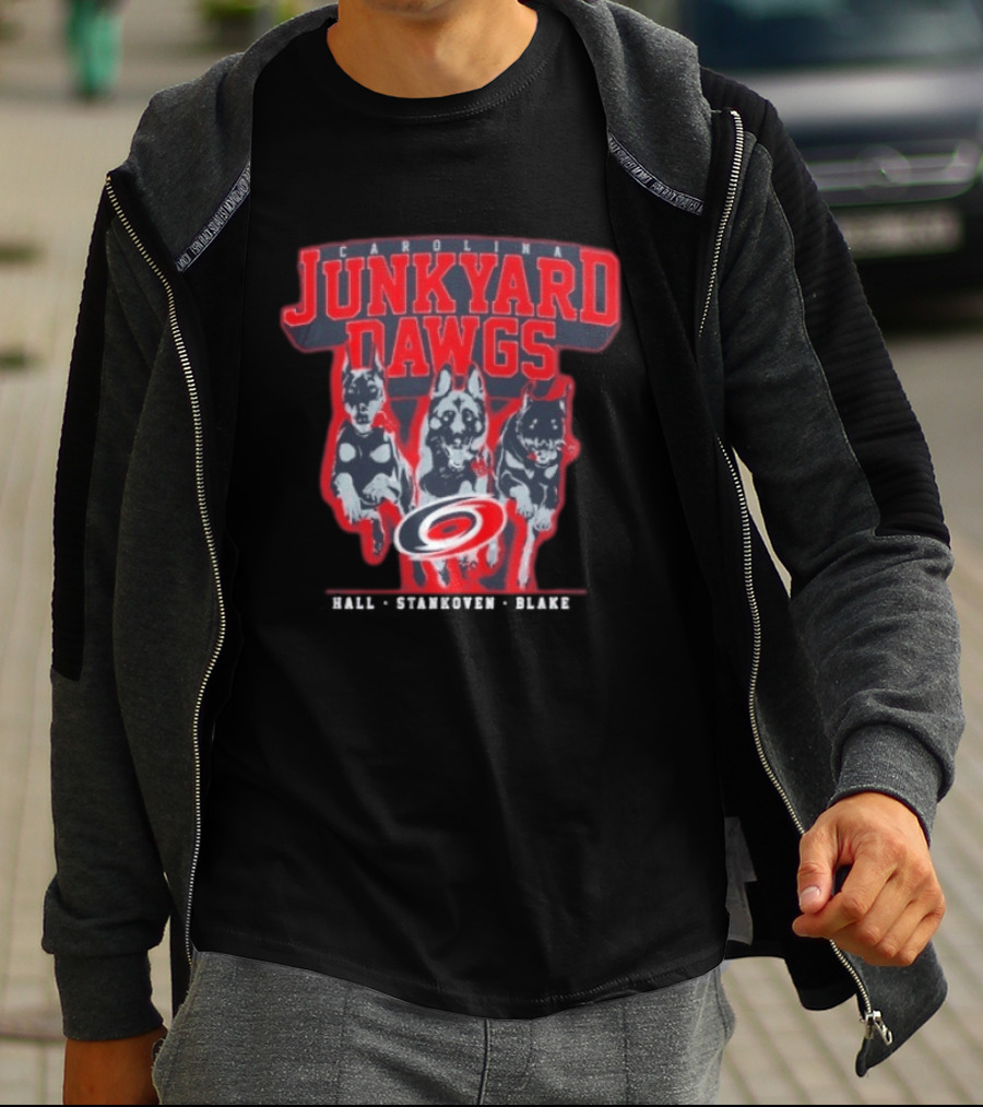 Carolina Junkyard Dawgs Hall Stankoven Blake Hurricanes T-Shirt