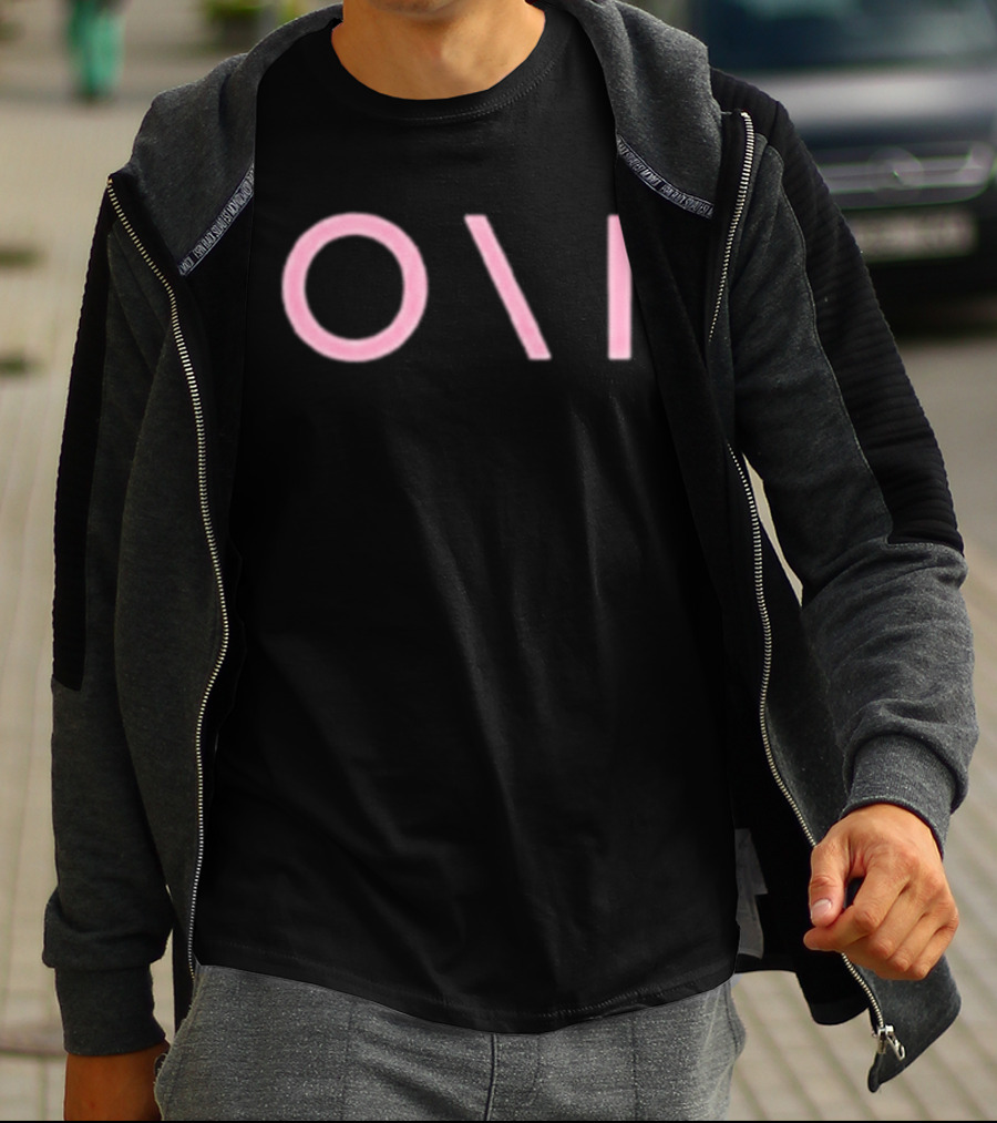 City Slang O Out Into V I Pink T-Shirt