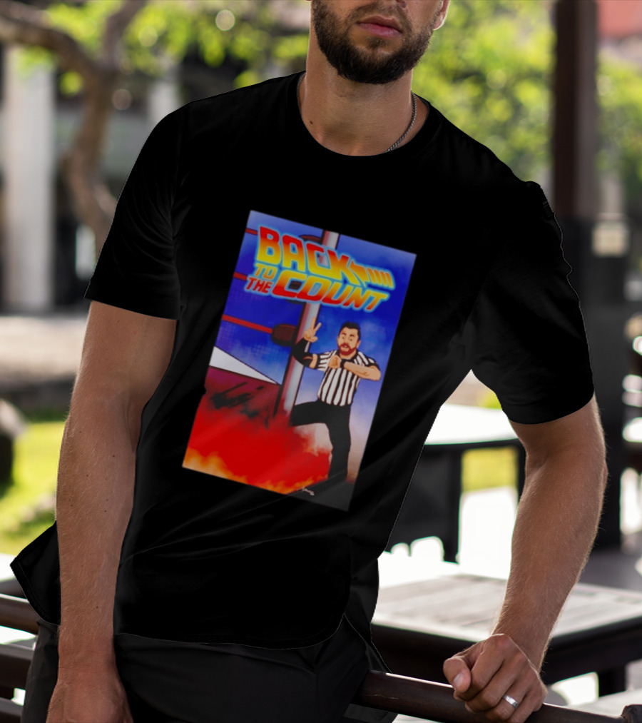 Daniel Spencer Back To The Count Wrestling Referee Nostalgia T-Shirt