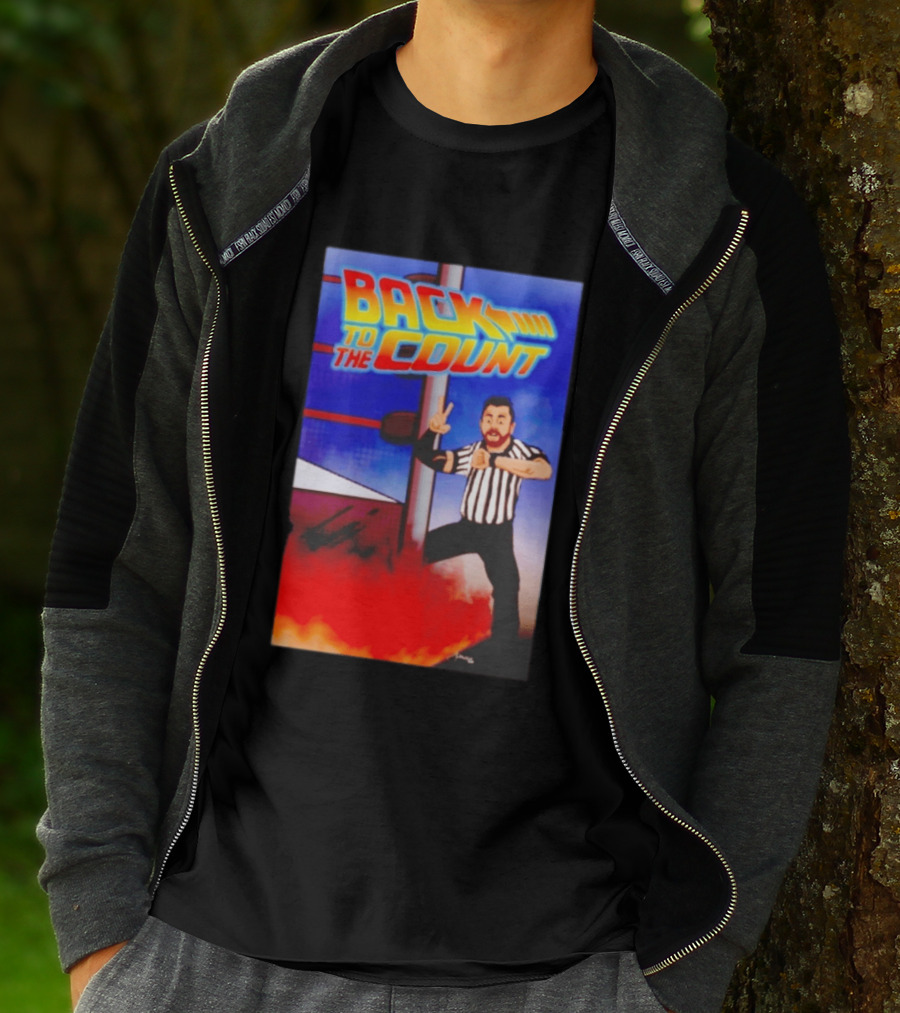 Daniel Spencer Back To The Count Wrestling Referee Nostalgia T-Shirt