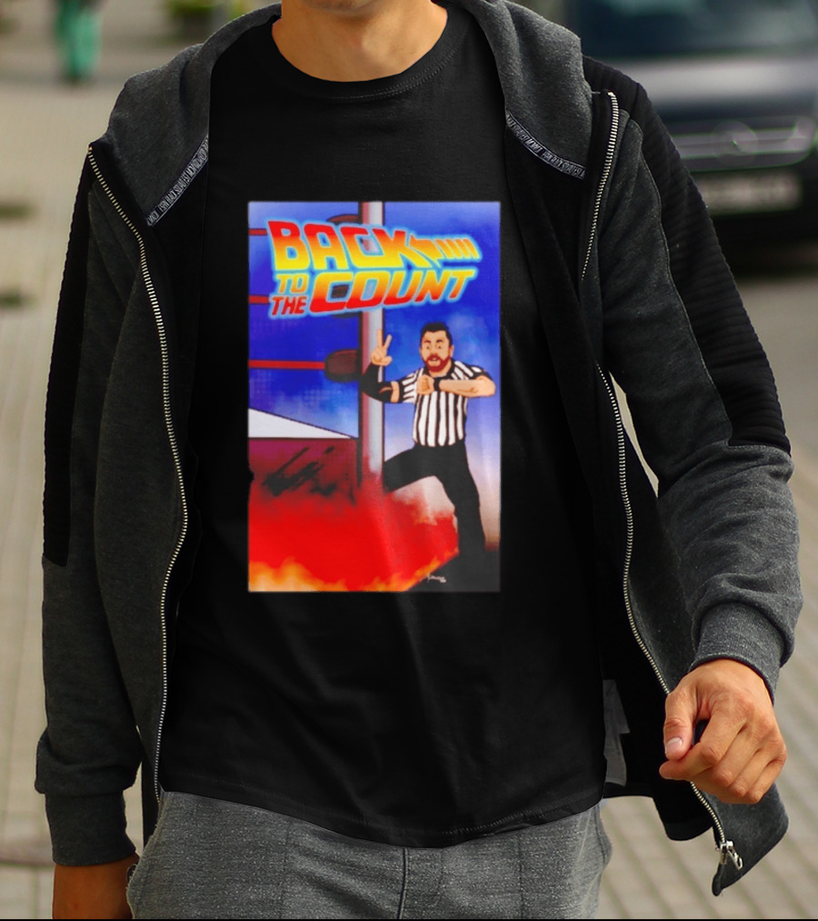 Daniel Spencer Back To The Count Wrestling Referee Nostalgia T-Shirt