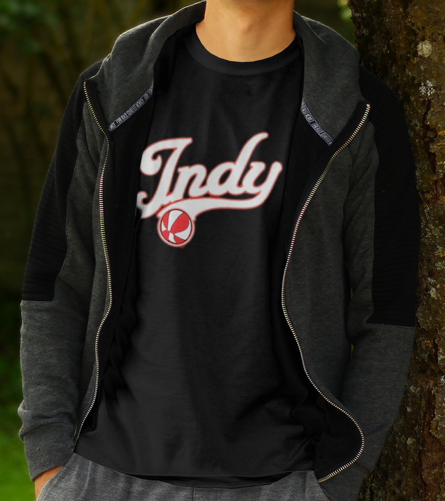 Indy Baseball Red 2023 Casual Classic Sports Style Retro Look T-Shirt