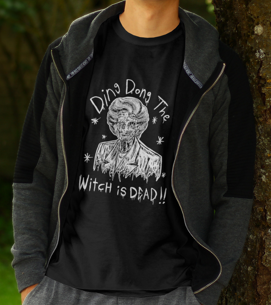 Ding Dong The Witch Is Dead Margaret Thatcher T-Shirt
