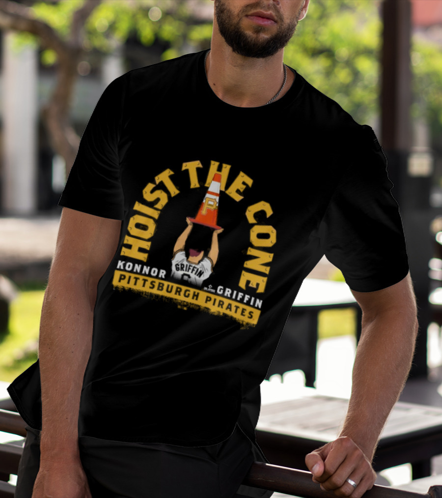 Pittsburgh Pirates Konnor Griffin Hoist The Cone MLB Baseball T-Shirt