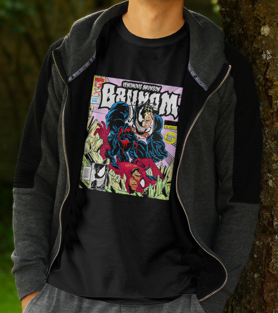 Venomous Brunson Lethal Protector Comic Cover New York Knicks T-Shirt