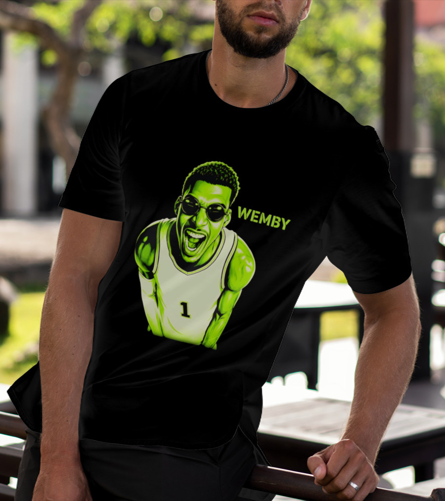 Victor Wembanyama Wemby San Antonio Spurs Alien Basketball Player 1 T-Shirt