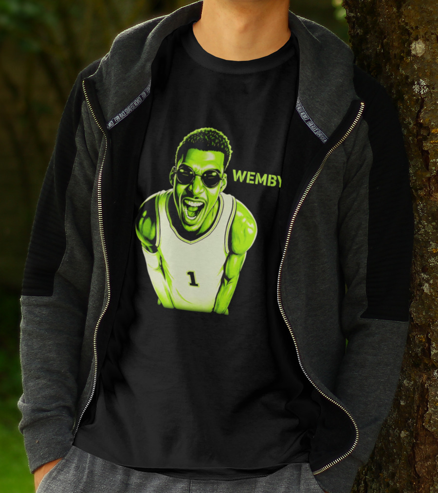 Victor Wembanyama Wemby San Antonio Spurs Alien Basketball Player 1 T-Shirt