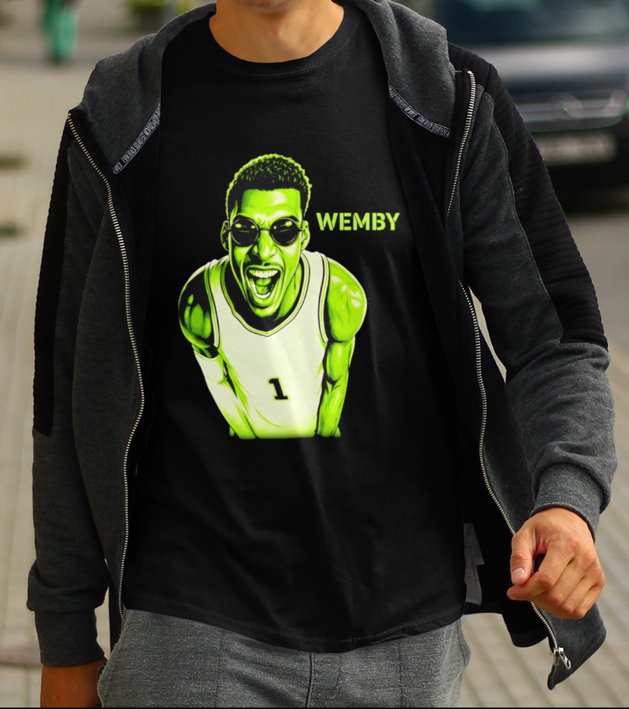 Victor Wembanyama Wemby San Antonio Spurs Alien Basketball Player 1 T-Shirt