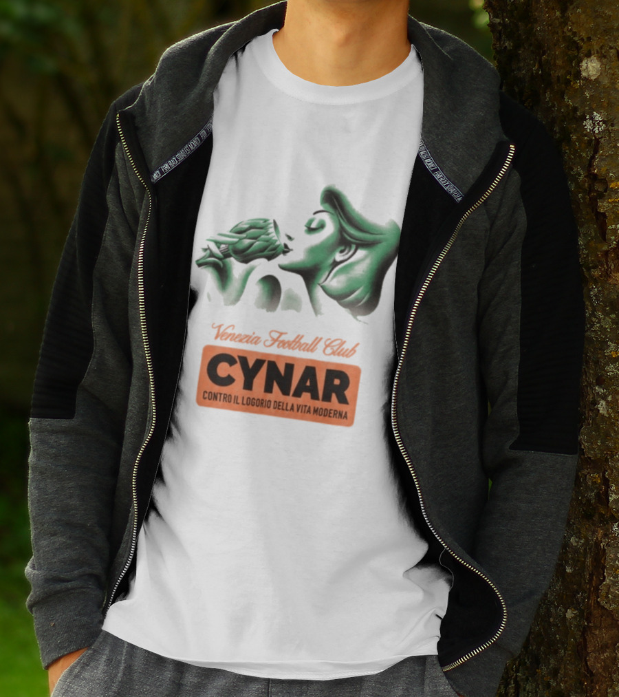 Venezia Football Club Cynar Contro Il Logorio Della Vita Moderna Artichoke Head T-Shirt