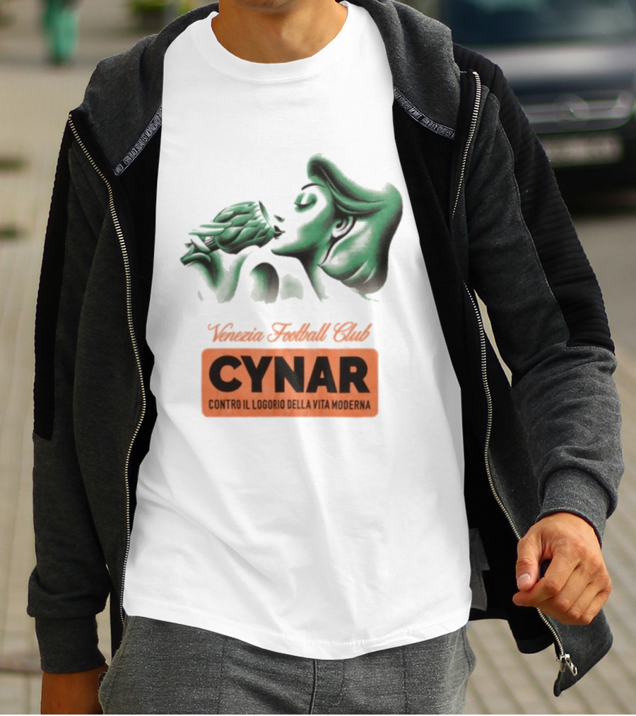 Venezia Football Club Cynar Contro Il Logorio Della Vita Moderna Artichoke Head T-Shirt