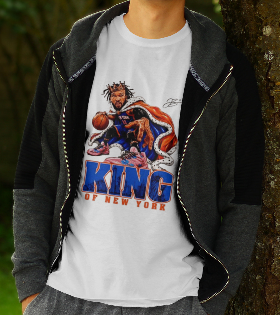Jalen Brunson 2026 King Of New York Knicks NBA Basketball T-Shirt