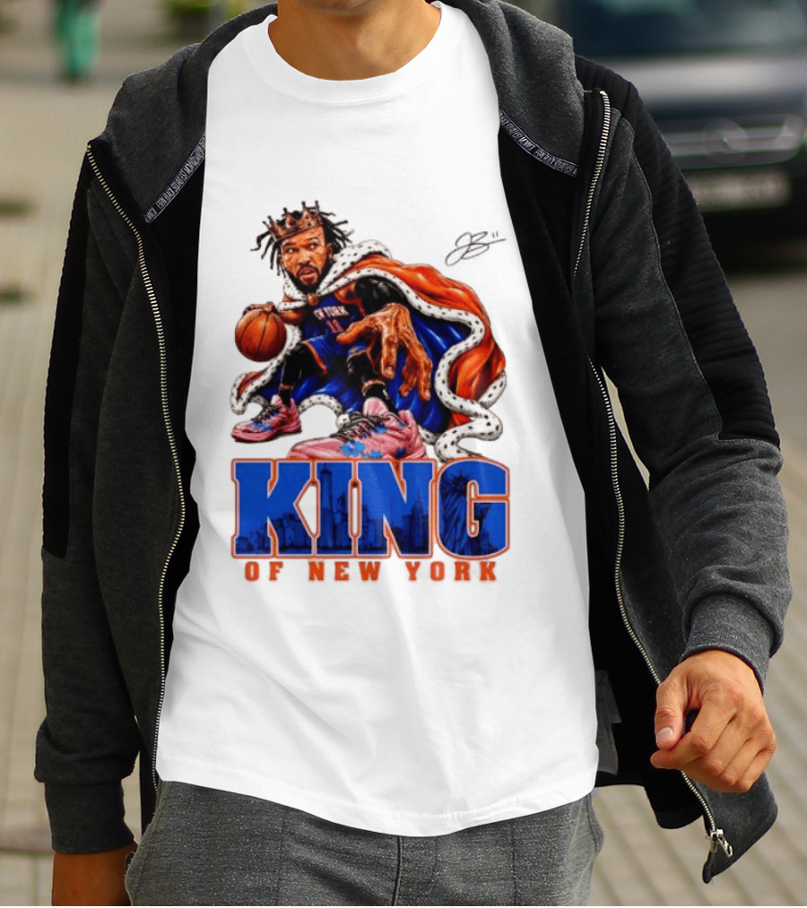 Jalen Brunson 2026 King Of New York Knicks NBA Basketball T-Shirt