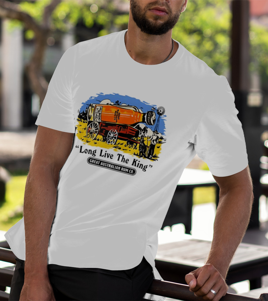 Long Live The King Sriracha Hot Sauce Australia Country T-Shirt