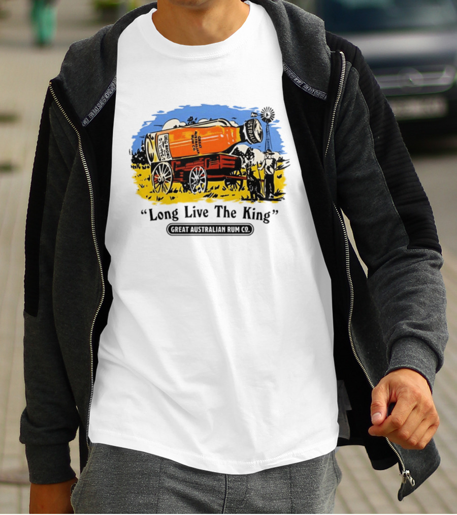 Long Live The King Sriracha Hot Sauce Australia Country T-Shirt