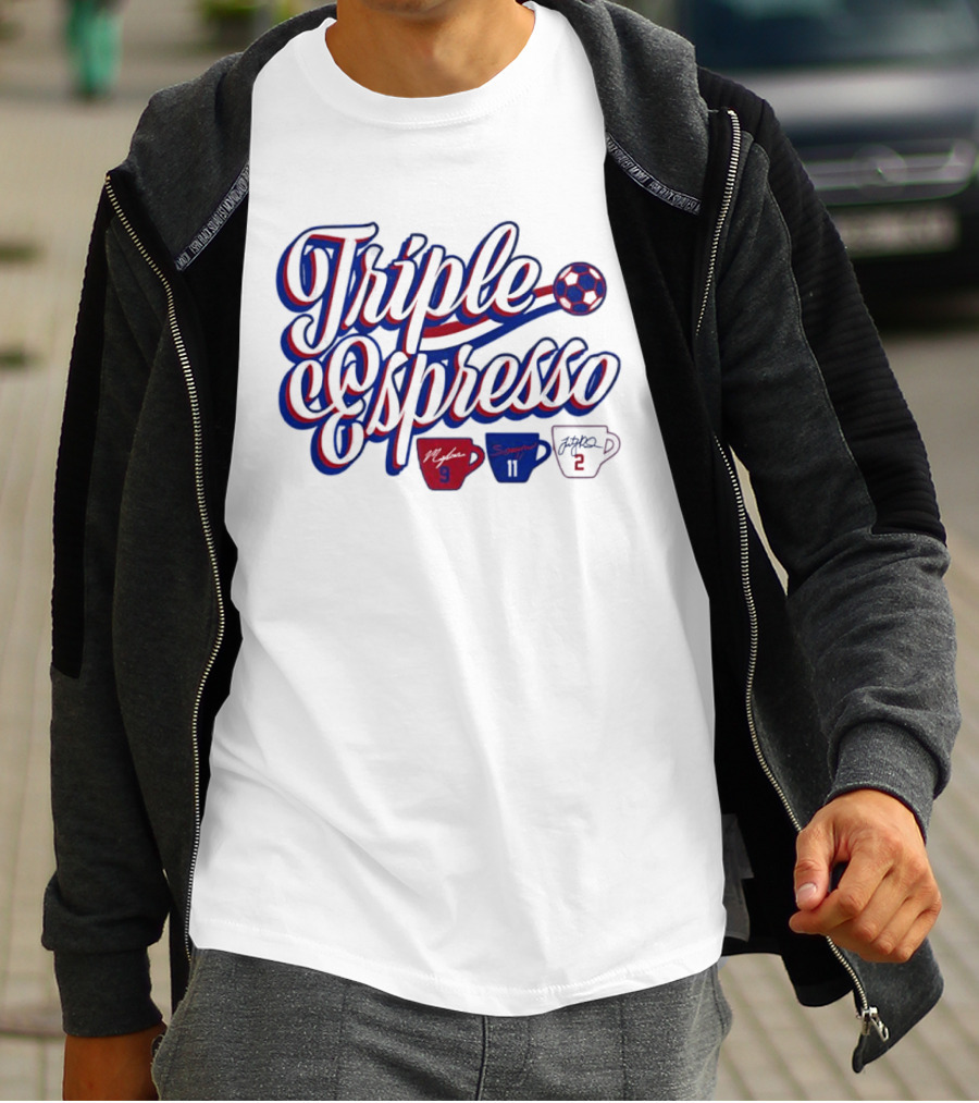 Triple Espresso Midge Purce Sonya Berman Fitzpatrick Women's Soccer T-Shirt