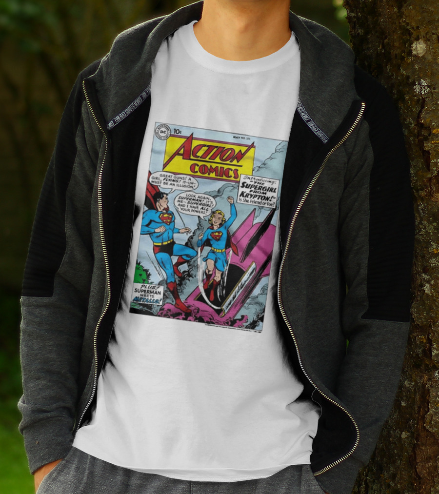 Action Comics 252 Superman Meets Supergirl From Krypton DC Comics 1959 T-Shirt