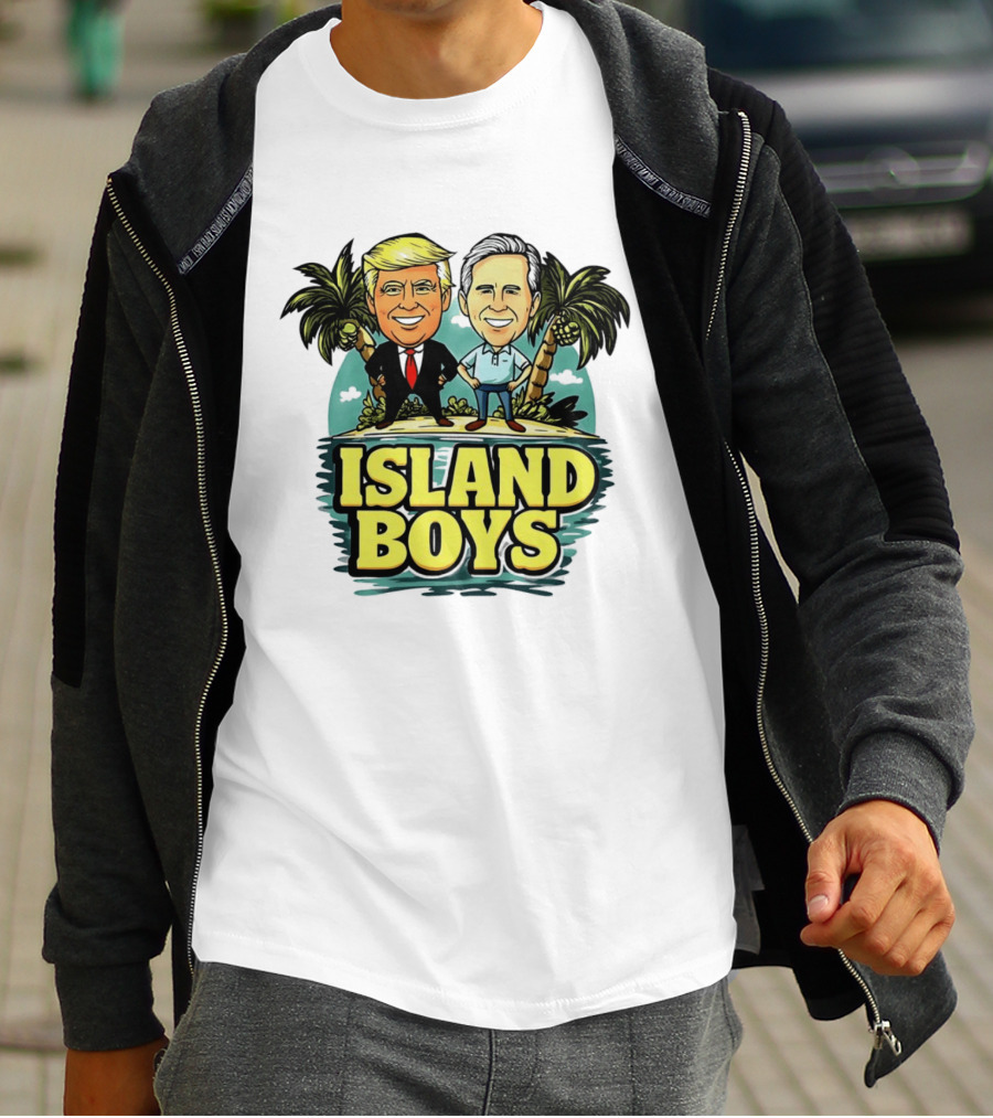 Donald Trump George W Bush Island Boys Presidents Palm Trees T-Shirt