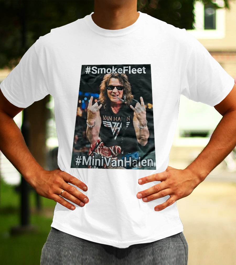 #SmokeFleet Van Halen MiniVanHalen Retro Rock T-Shirt