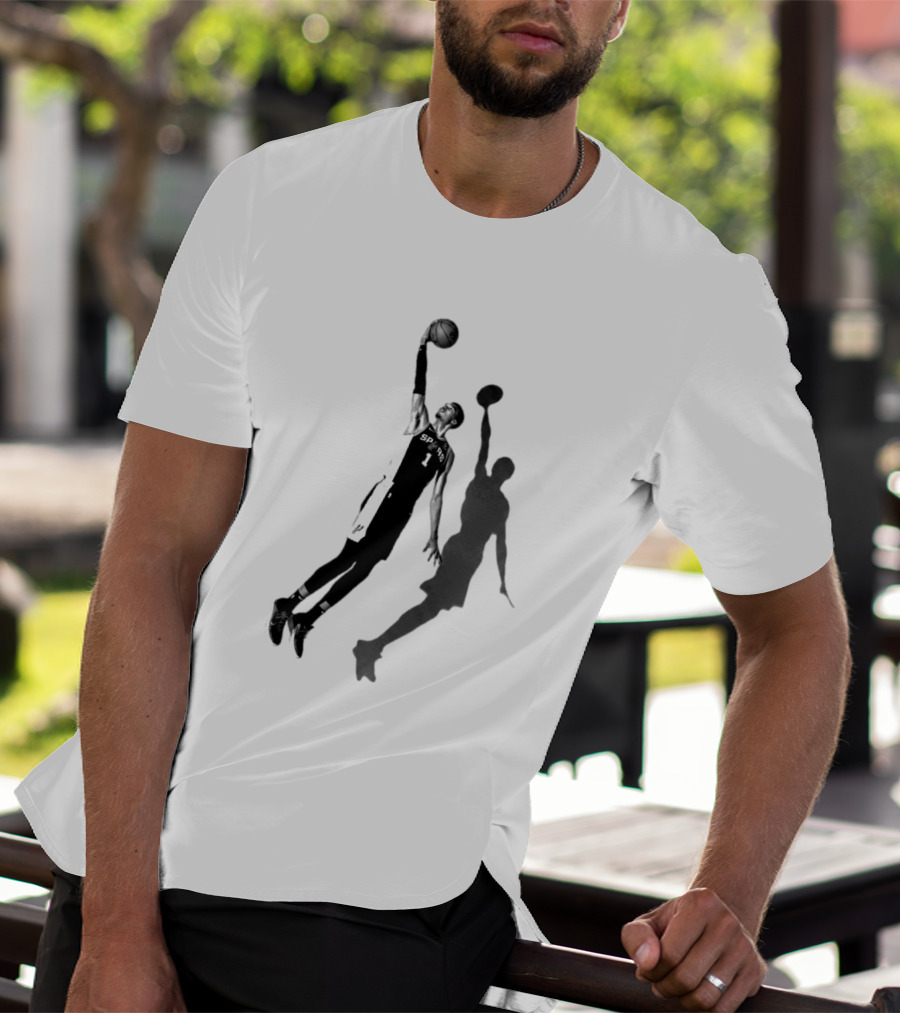 Premiun Wemby And The Nuns Spurs Basketball Iconic Dunk T-Shirt
