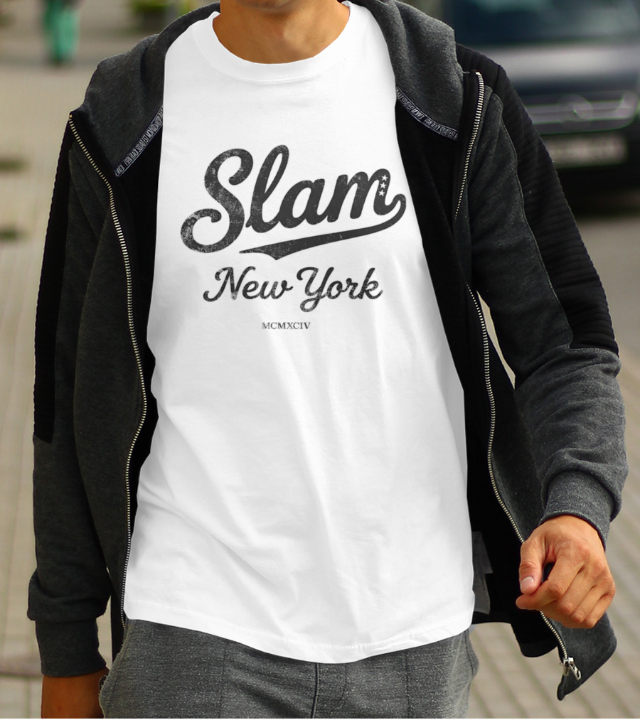 Slam New York MCMXCIV Vintage Script T-Shirt