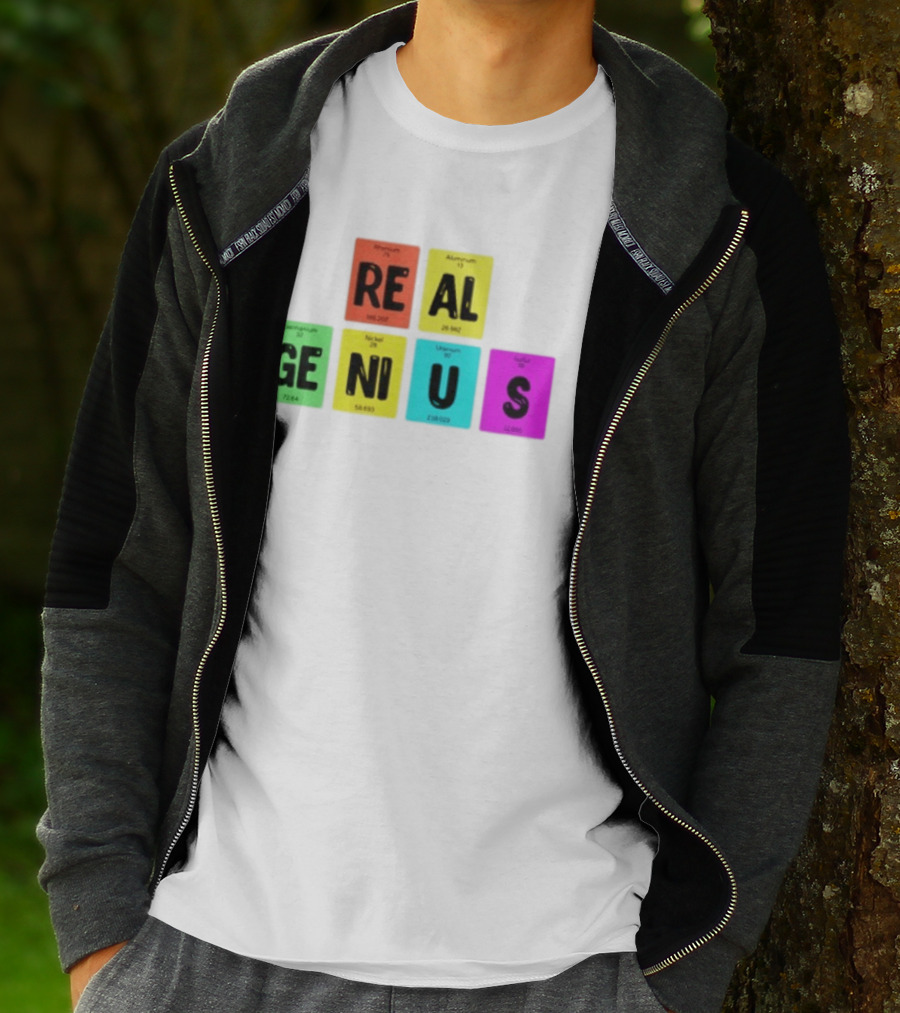 Periodic Table Elements Rhenium Aluminum Germanium Nickel Uranium Sulfur T-Shirt