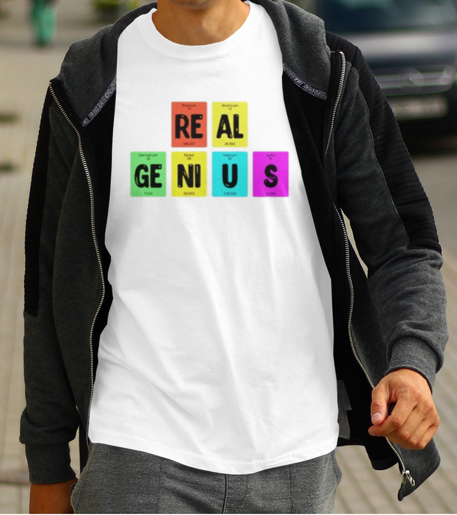 Periodic Table Elements Rhenium Aluminum Germanium Nickel Uranium Sulfur T-Shirt