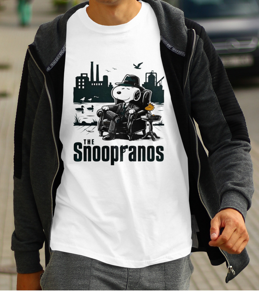 The Snoopranos Snoopy Woodstock Peanuts Mafia T-Shirt