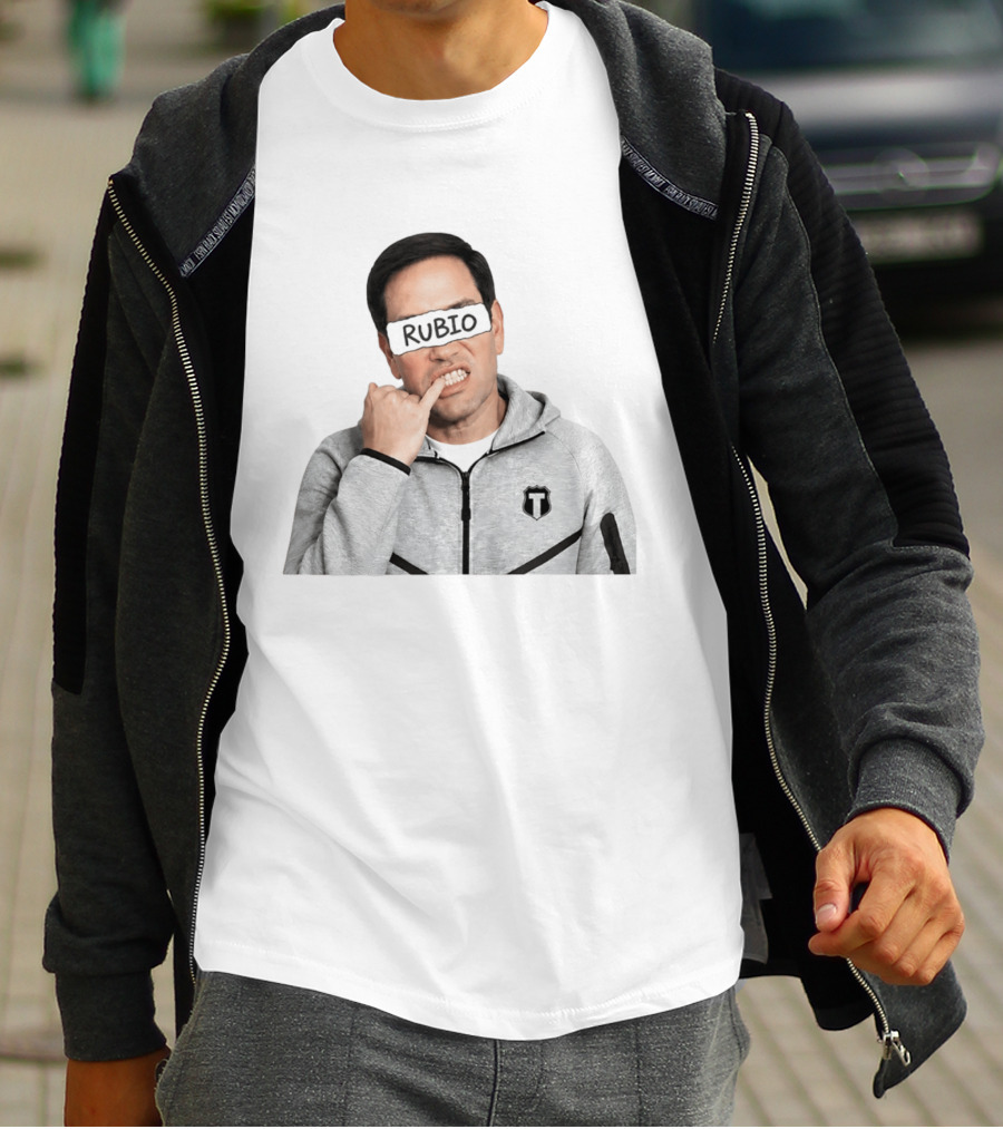 Rubio Parody Finger Gesture T-Shirt
