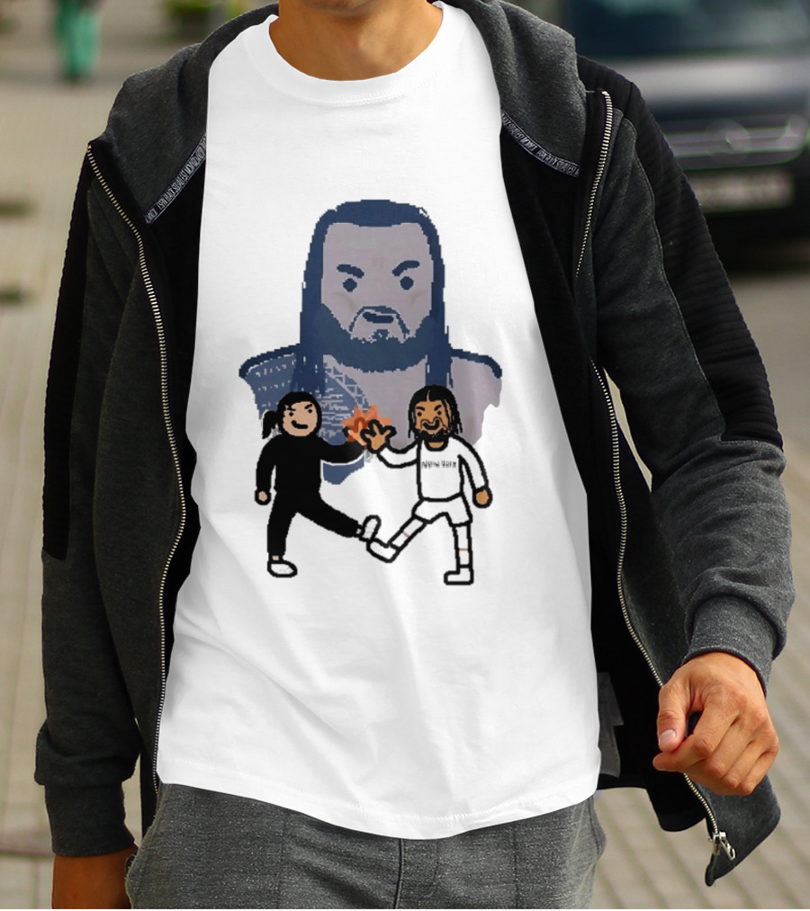 New York Knicks Acknowledge Me NBA Paint T-Shirt