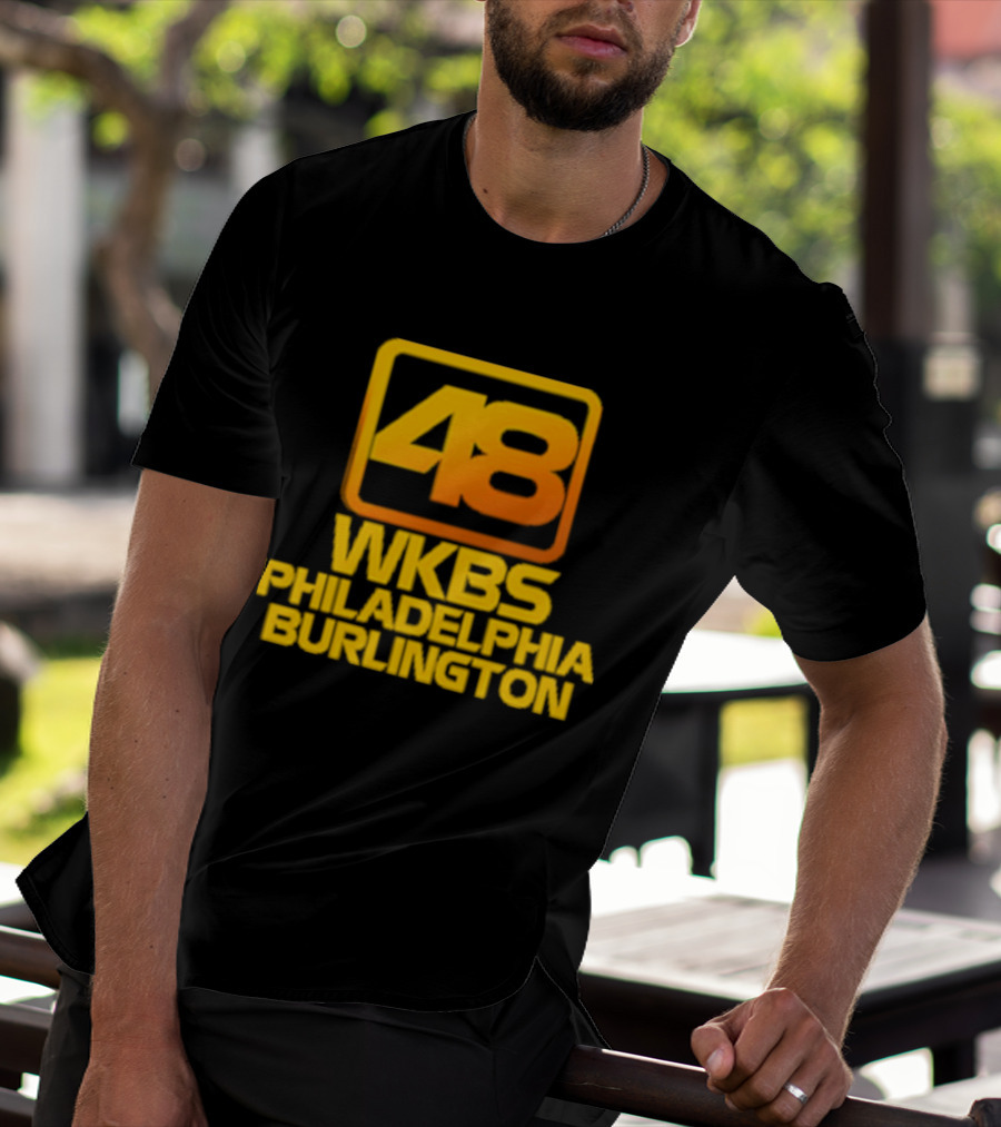 48 WKBS Philadelphia Burlington Vintage Television Broadcast T-Shirt