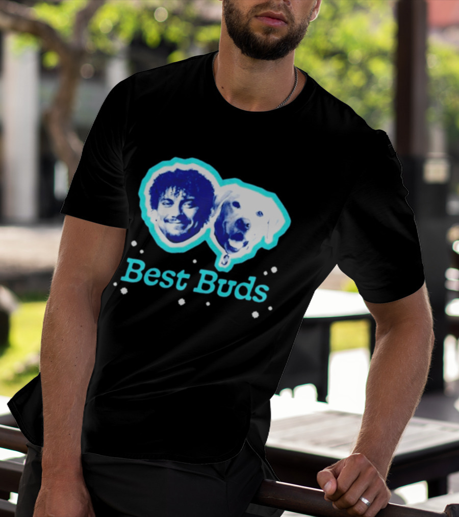 Best Buds Human And Dog Friendship T-Shirt