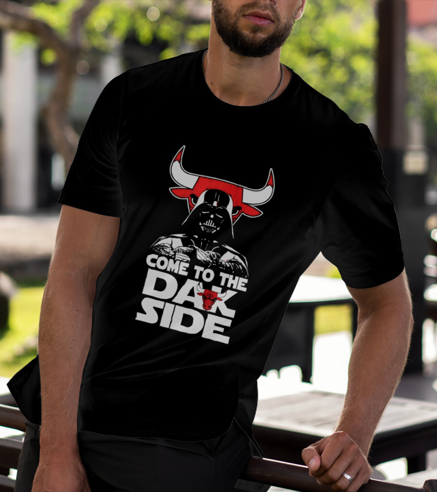 Come To The Dark Side Darth Vader Chicago Bulls Star Wars T-Shirt