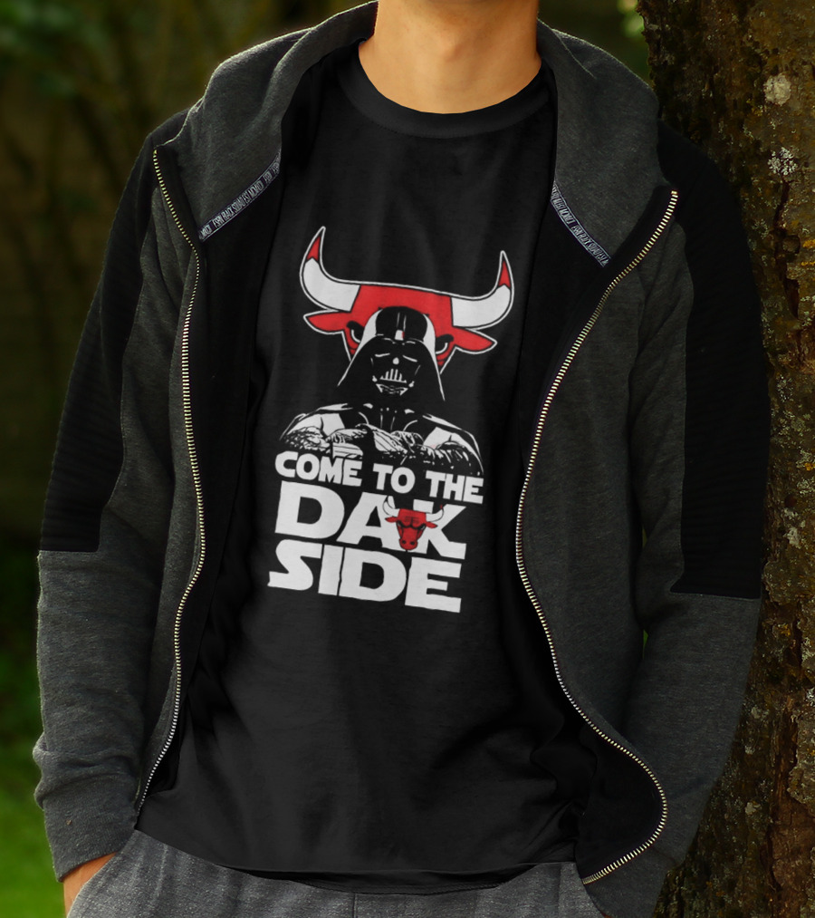 Come To The Dark Side Darth Vader Chicago Bulls Star Wars T-Shirt