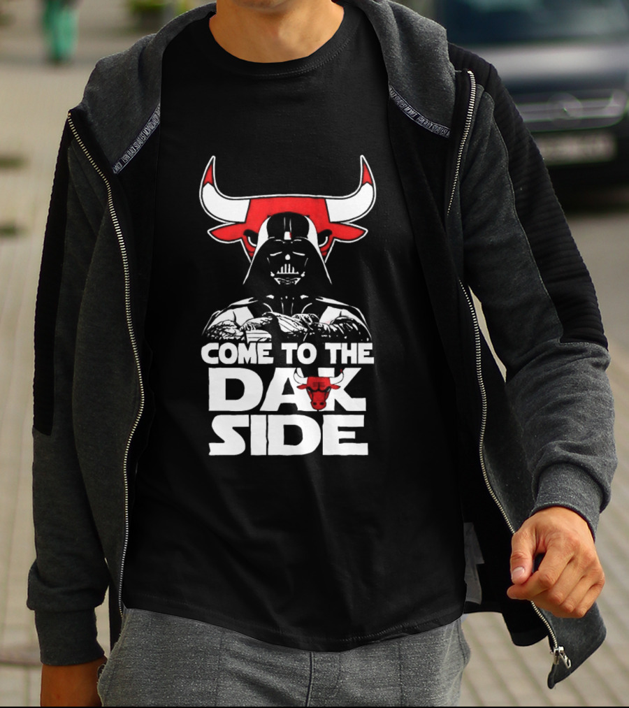 Come To The Dark Side Darth Vader Chicago Bulls Star Wars T-Shirt