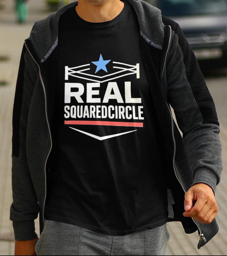 Real Squaredcircle WWE Wrestling Ring Star T-Shirt