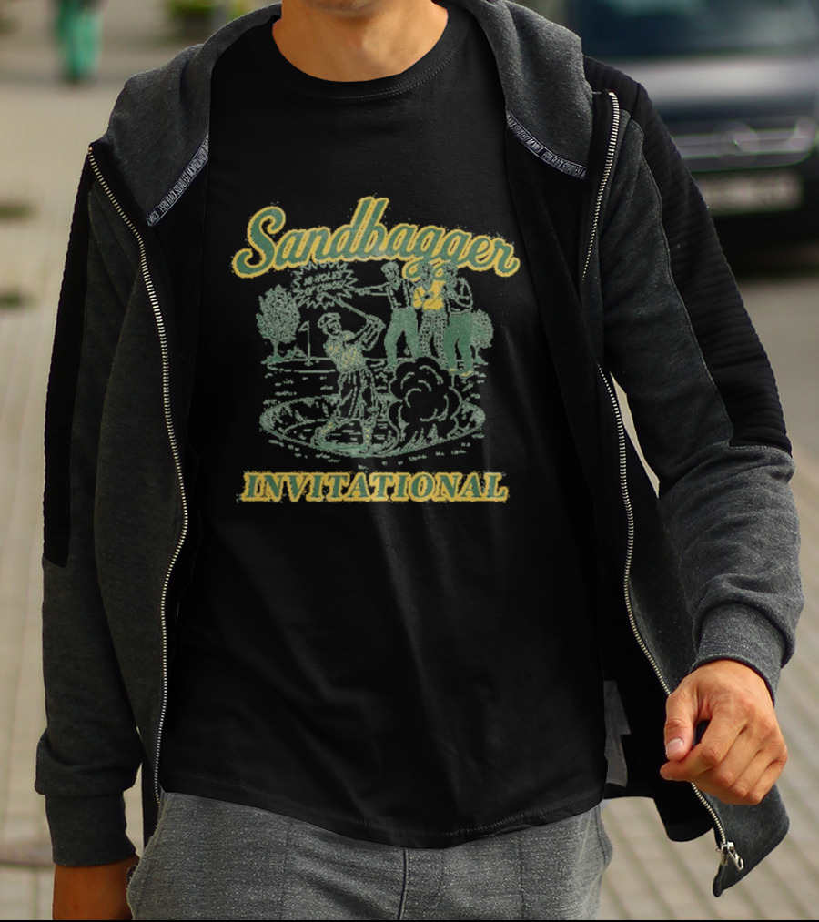 Sandbagger Invitational Golf Scene T-Shirt
