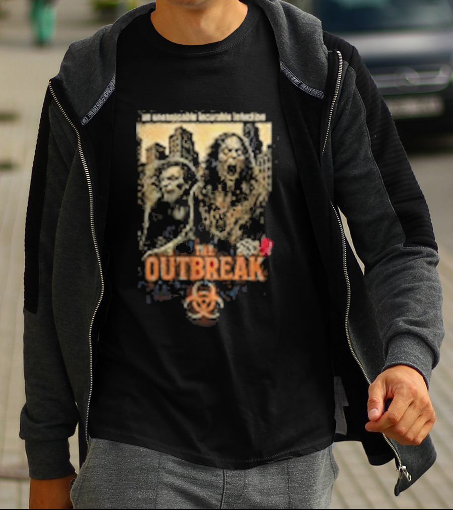 The Outbreak JCW Unstoppable Incurable Infection Retro Zombie T-Shirt