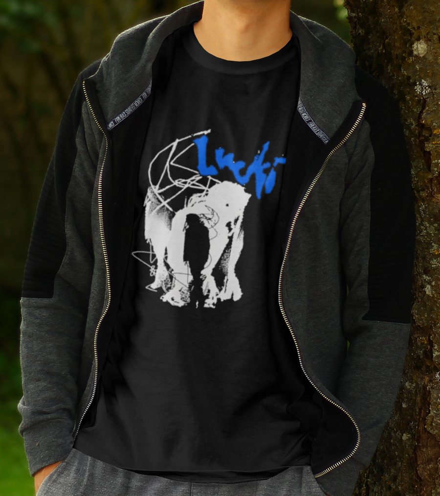 Lucki Alt Heavy Metal Style White Abstract T-Shirt